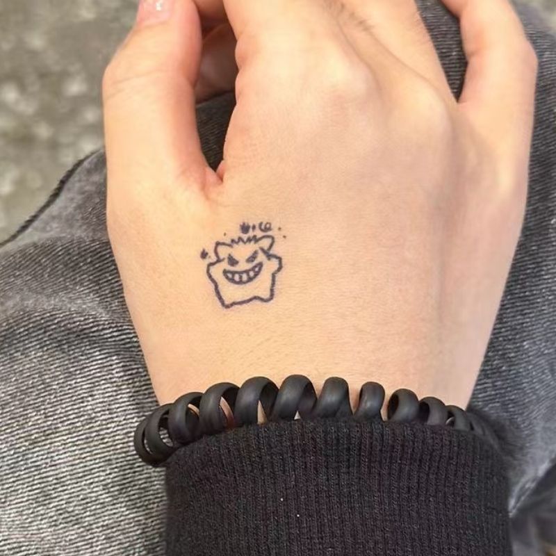 搞怪动物手腕虎口可爱小图案纹身贴纸防水防搓不反光持久维持