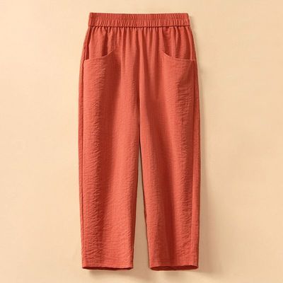 大码300斤冰丝妈哈伦裤夏