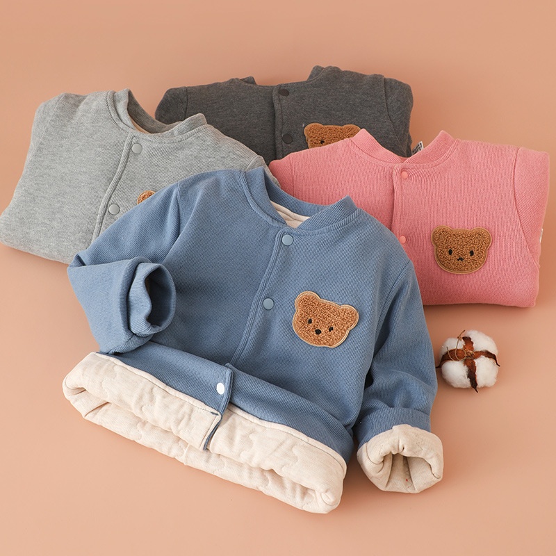 秋冬季加厚儿童棉袄卡通可爱中小童棉服小学生校服神器内胆保暖