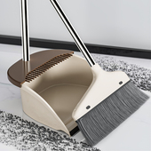 2026新款 组合家用捎把扫地刮水神器不粘头发笤帚扫帚 扫把簸箕套装