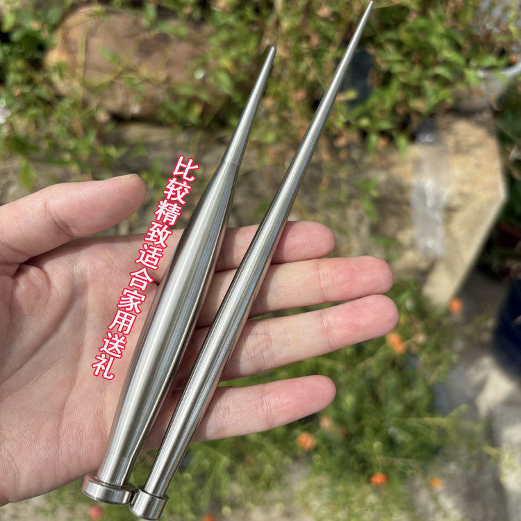 实心不锈钢盆景捣土棒理根器