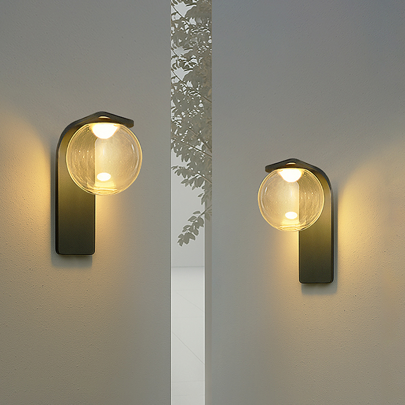 户外壁灯太阳能感应灯别墅庭院大门围墙灯商用防水外墙灯2025新款