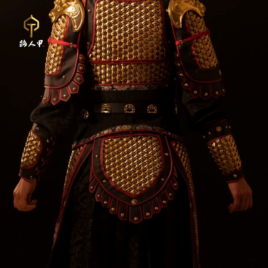 【路人甲】汉服山文甲护臂锁子护臂甲胄盔甲锦衣卫真人可用