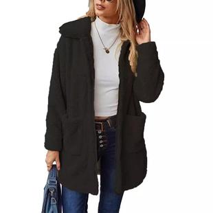 cardigan coat faced clothing women plush size Double plus