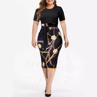 chains waist print graphic pants elastic sport leggins