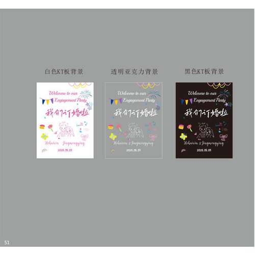 婚礼迎宾指引牌设计素材含 CDR 与 PSD 两种格式文件