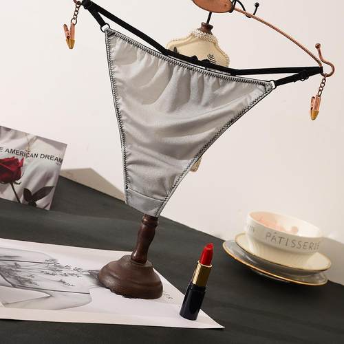 Thong Temptation Rise Low Satin Ladies Panties Lace Color