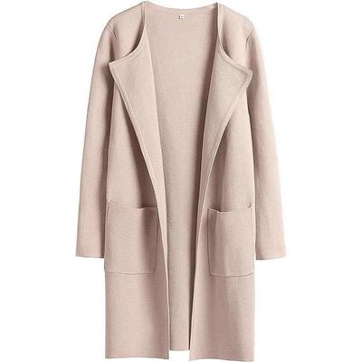 windbreak women elegant coats jacket warm long casual coat