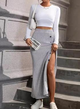 casual striped pants women spring summer new fashion print