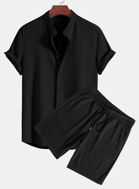 size america mens shorts tracksuits corduroy white notched