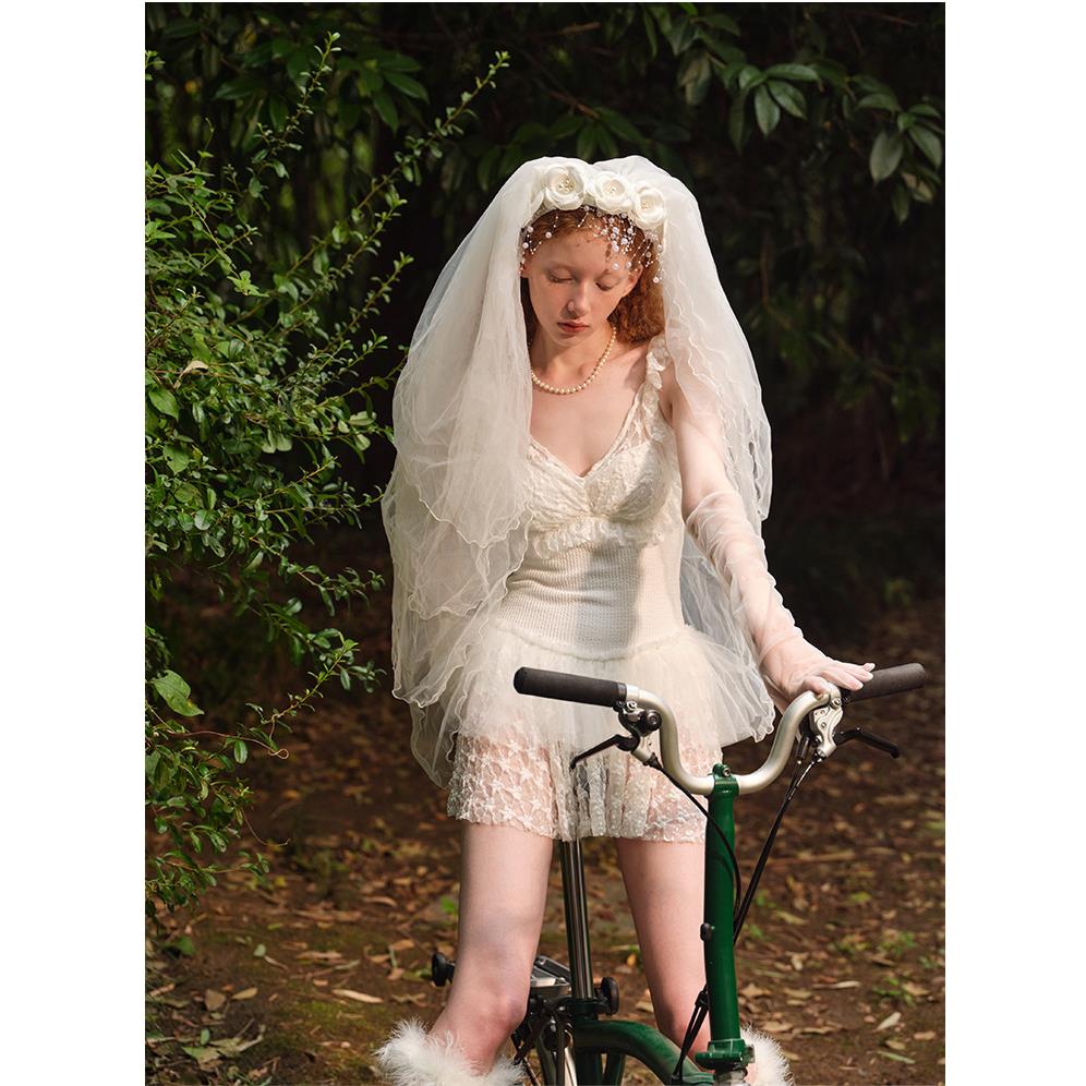 solid women color blouse skirt swimsuit tassel Four-piece