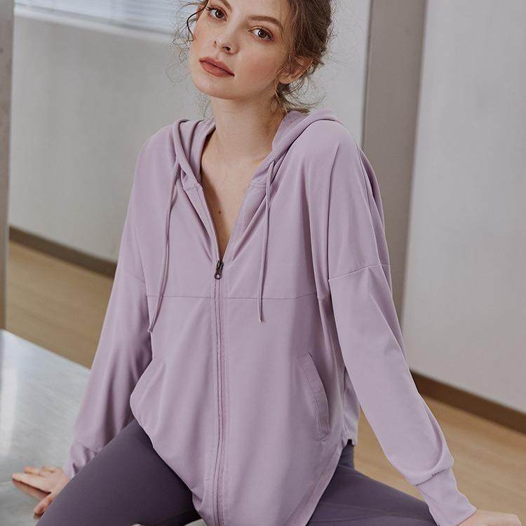 Sports Jacket Women Sun Protection Quick Dry Loose Top