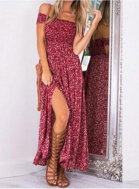 new womens sexy beach dress vintage sundress bohemian robe