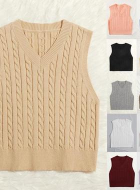 autumn winter sewater vest women pullover pullover women
