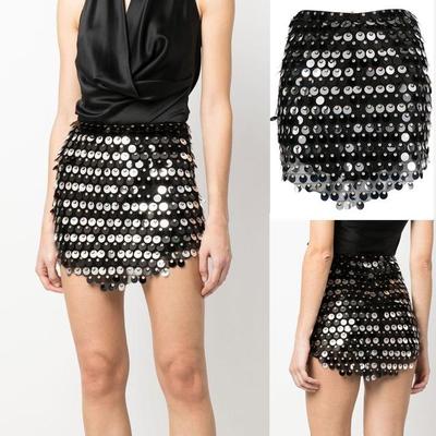 sequin low waist mini skirt bodycon night skirts -line