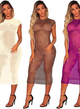 Dress Beach Cardigan Cover-up Protection Sun Bikini Hollow