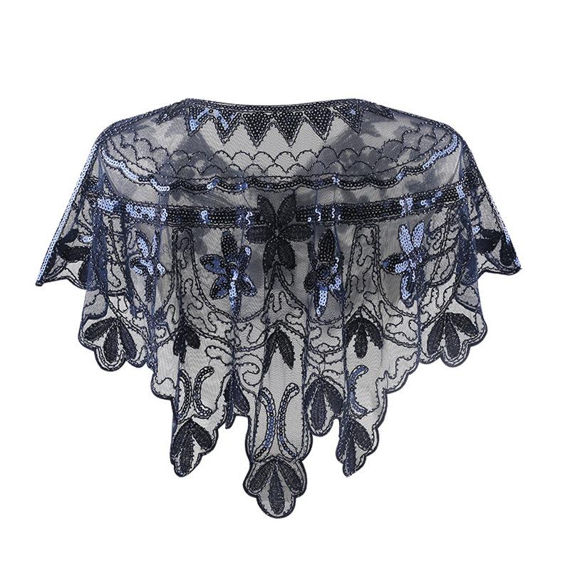 shawl dress embroidered beaded sequins sexy waistcoat