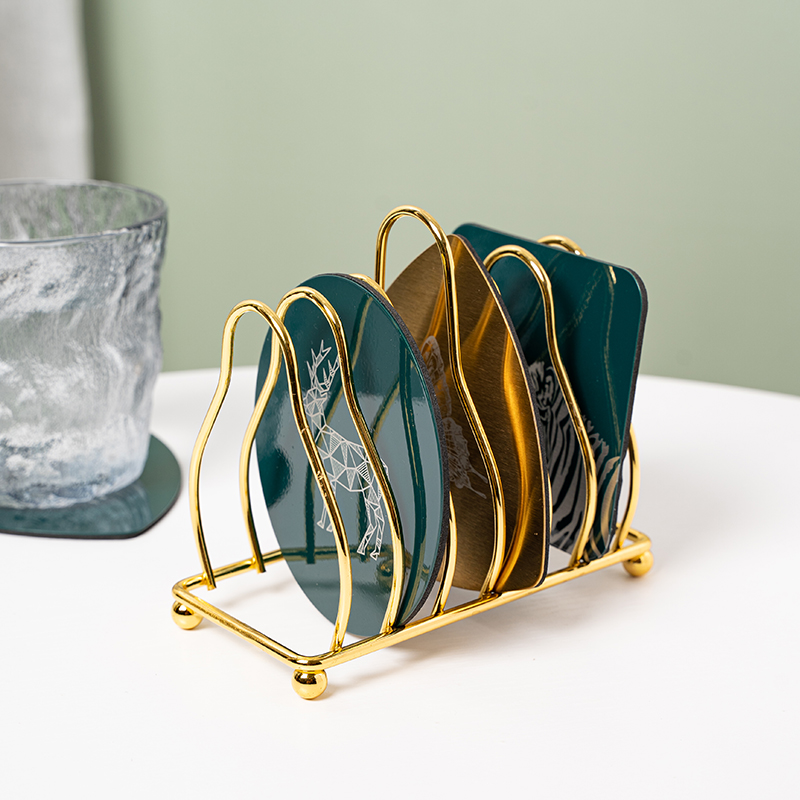 森柠餐垫收纳架铁艺多功能置物架