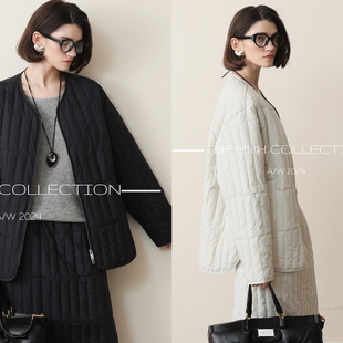 羽绒半裙 A型羽绒外套 3HLADY 时髦松弛CHILL含90白鸭绒衍缝设计