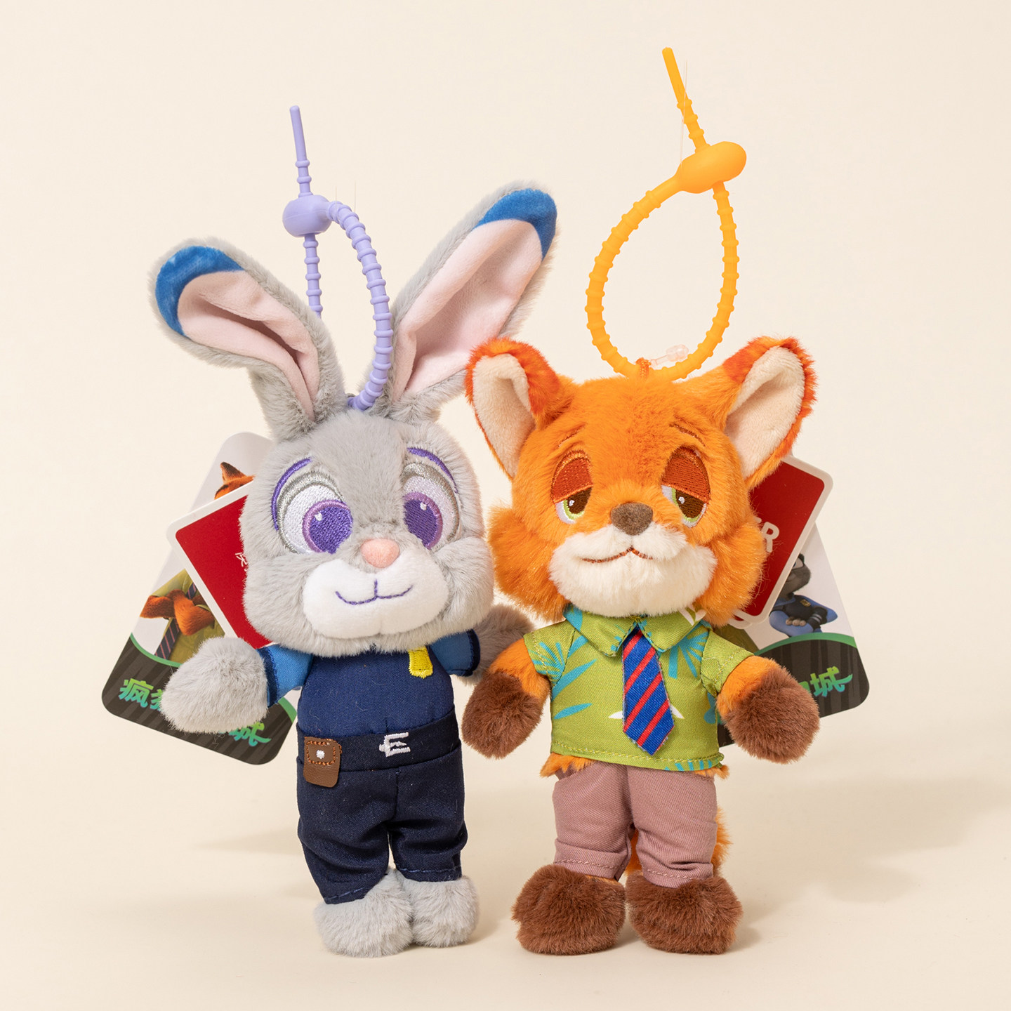 迪士尼正版疯狂动物城朱迪挂件尼克玩偶挂饰送女朋友儿童生日礼物