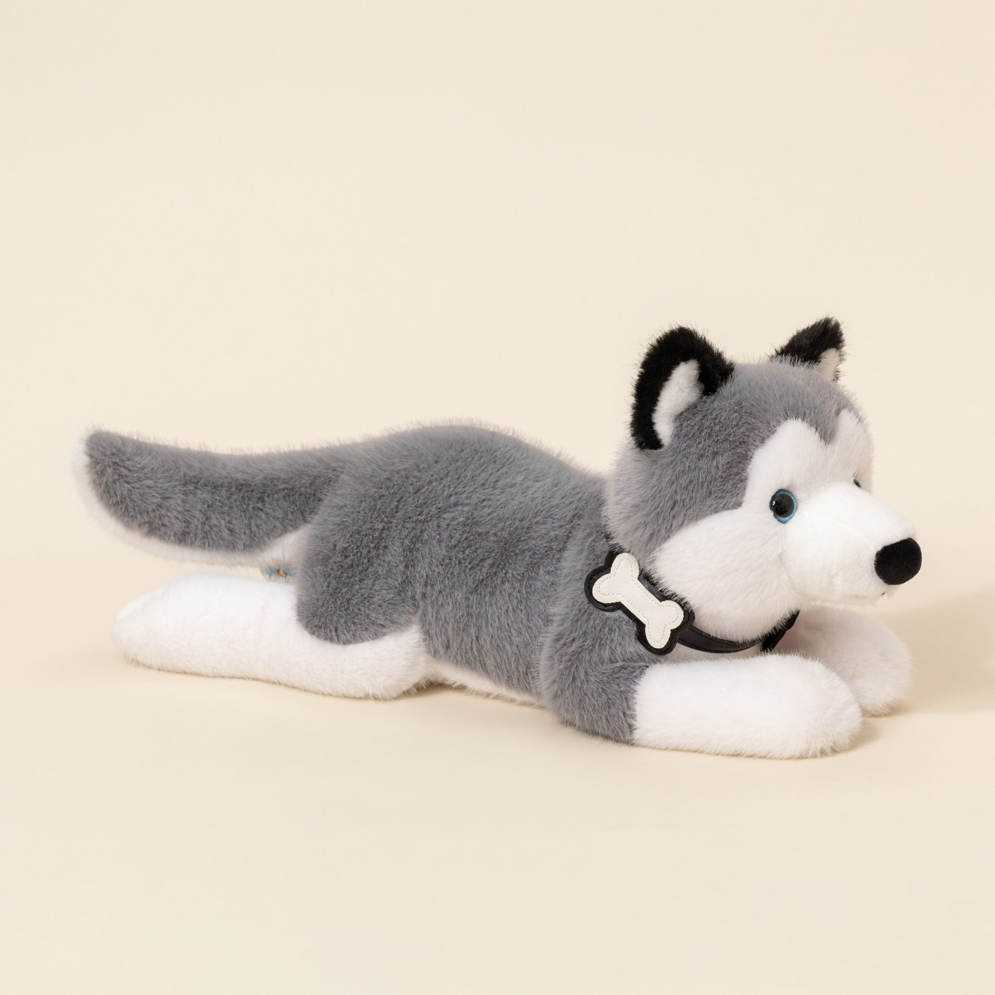 仿真哈士奇玩偶小狗毛绒玩具女生送闺蜜儿童孩子生日礼物实用礼品