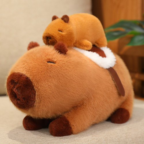 正版卡皮巴拉公仔可爱创意