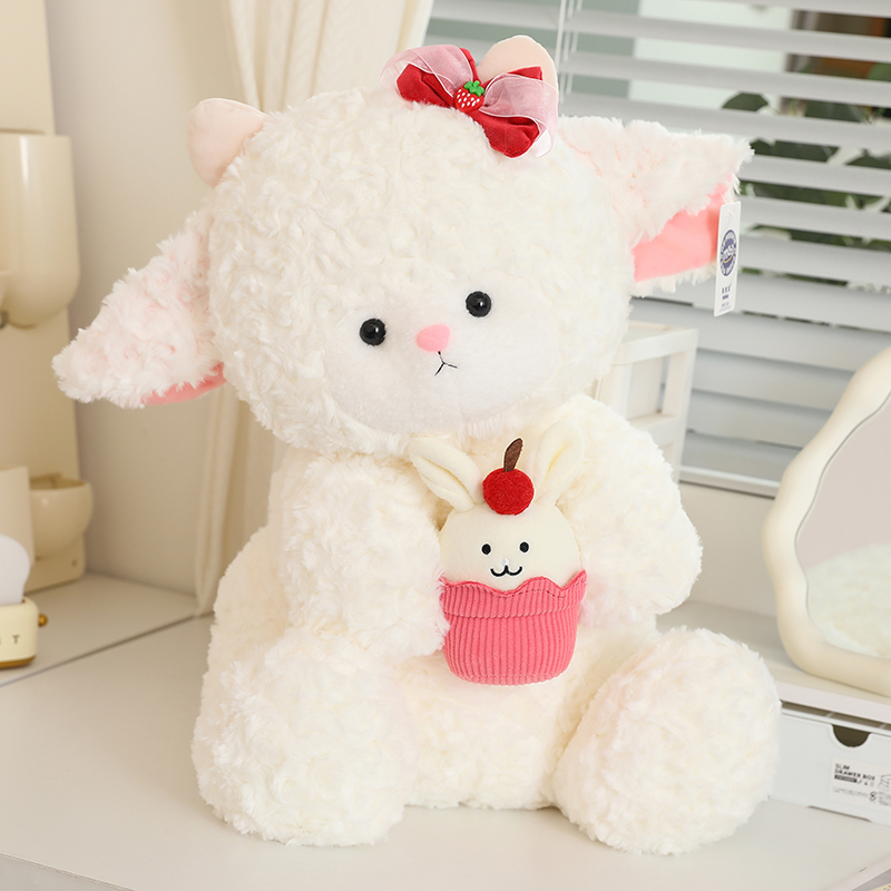 可爱蛋糕小羊玩偶送女生生日礼物