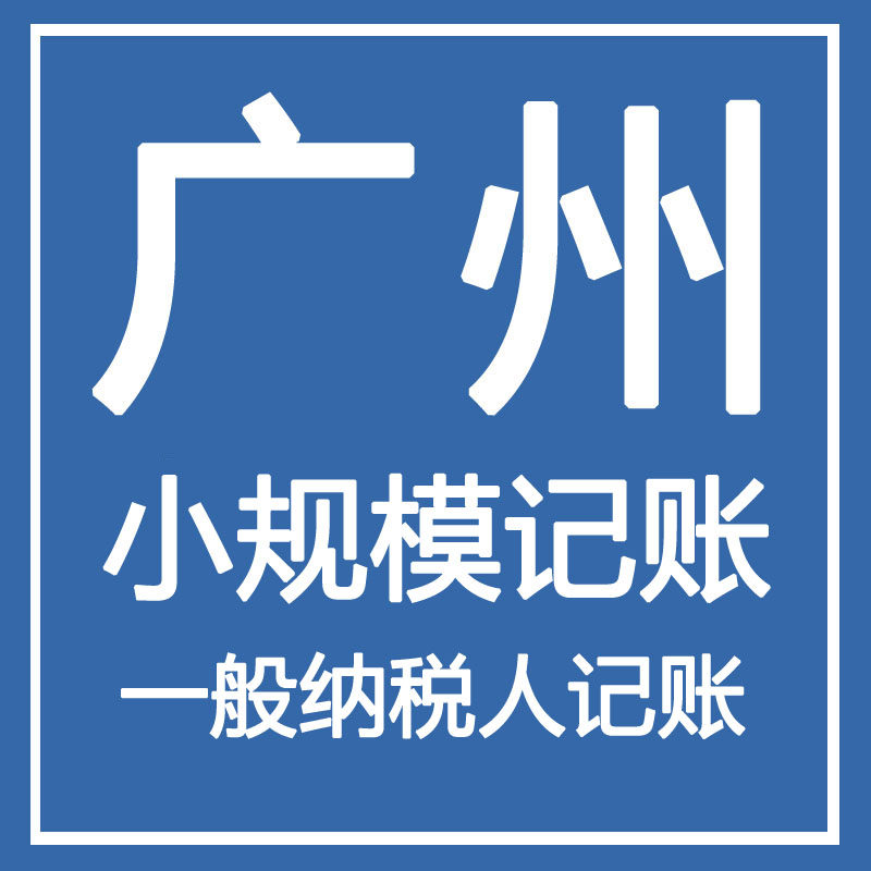 广州代记账注册公司一般纳税人小规模报税天河番禺白云海珠越秀