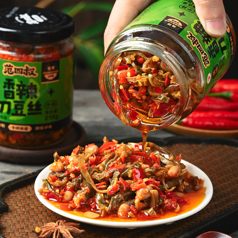 范四叔香辣刀豆湖南特产风味