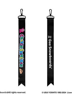 蜡笔小新 x Gee snowboards联名 滑雪飘带背包挂件织带雪服配饰