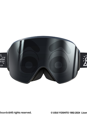 Gee snowboards蜡笔小新正版滑雪眼镜联名磁吸雪镜护目镜冬季男女