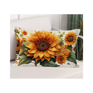 向日葵抱枕十字绣2025新款线绣打发时间客厅沙发靠垫枕套手工diy