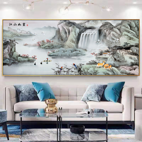 江山如画中国风钻石画