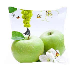 平平安安十字绣抱枕2023新款线绣苹果手工沙发靠枕简单新手自己绣