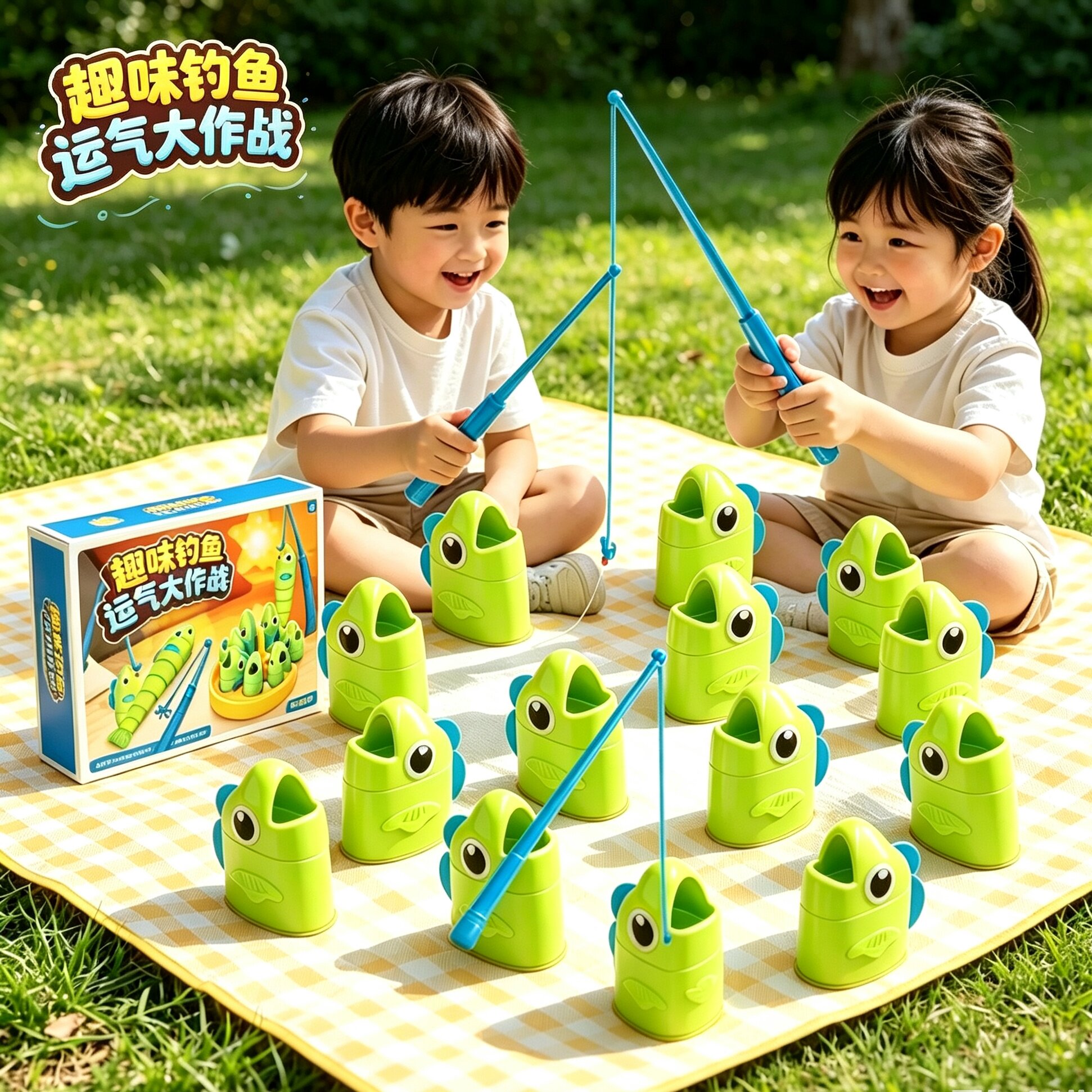 儿童仿真钓鱼体验【钓鱼大作战】