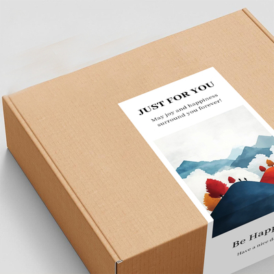 gytz7706旭日东升夕阳晚霞山水鎏金大海金色太阳不干胶贴纸封口贴