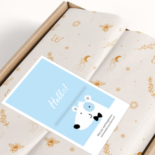 gytz7054高级感森系唯美插画ins极简约通用超大不干胶贴纸封口贴