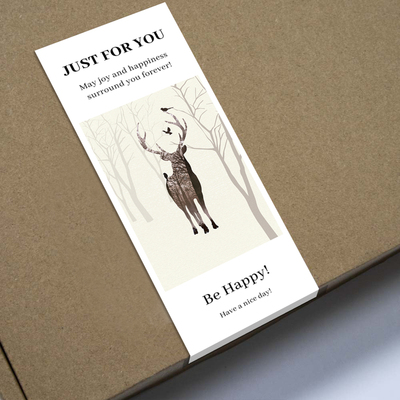 gytz6859高级感森系唯美插画ins极简约通用超大不干胶贴纸封口贴