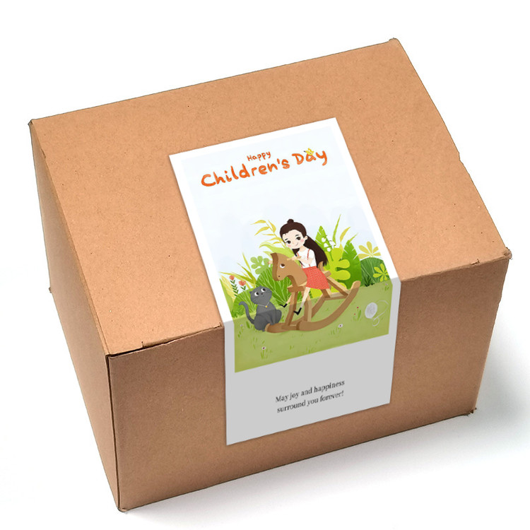 gytz693快乐微笑高级感森系唯美小清晰插画通用不干胶贴纸封口贴