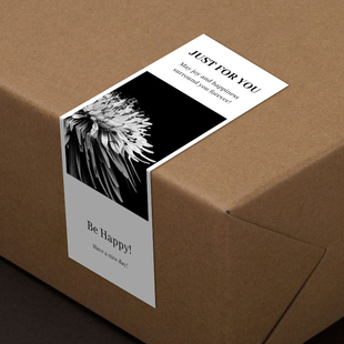 gytz7315新中式 风高级感森系极ins简约通用超大不干胶贴纸封口贴