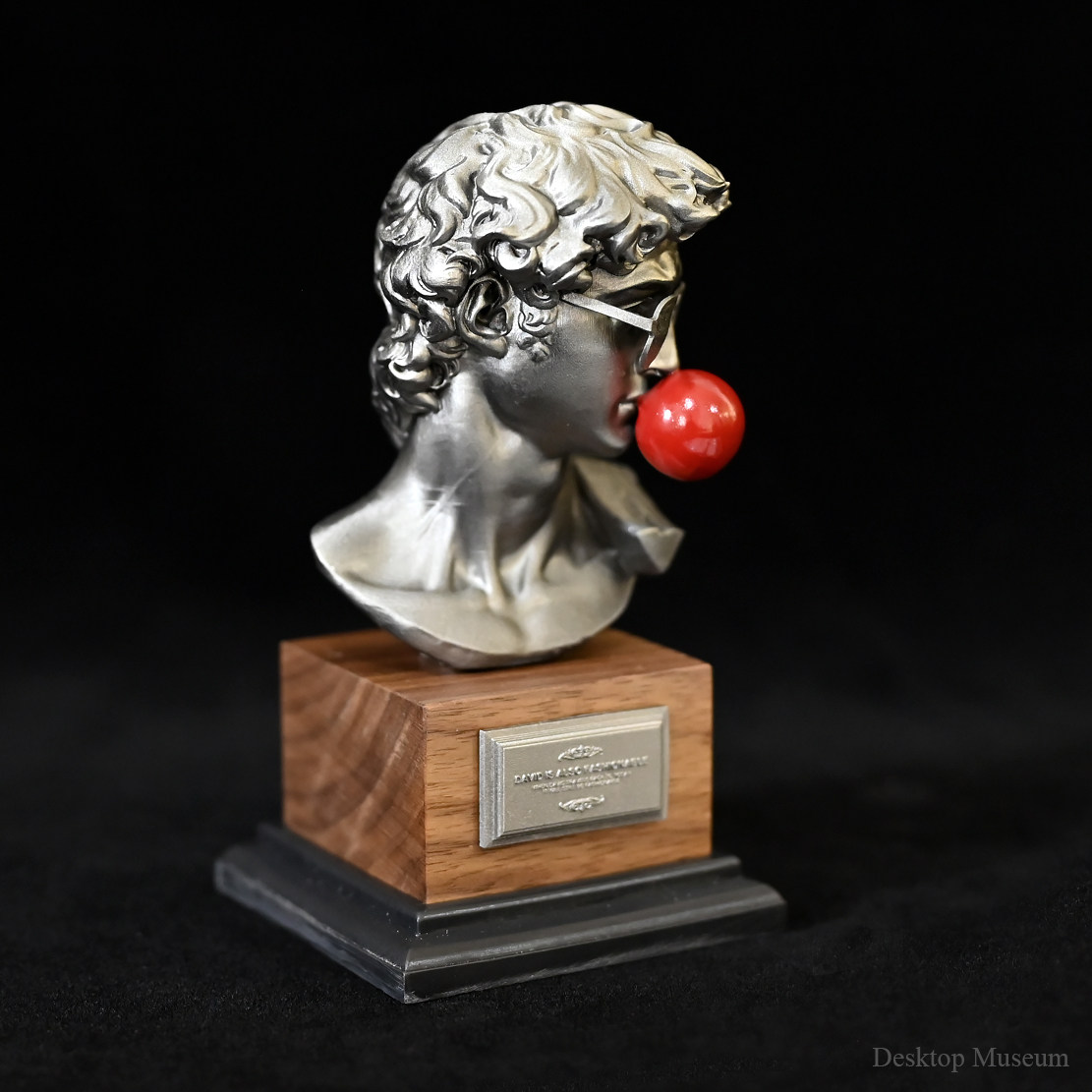 龙飞兔舞 100MM 桌面装饰品树脂摆件  时尚大卫头像  LTCP-403/3D