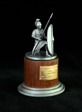 龙飞兔舞75MM家居装饰品 办公桌树脂摆件 斯巴达勇士LTCP-255/3D