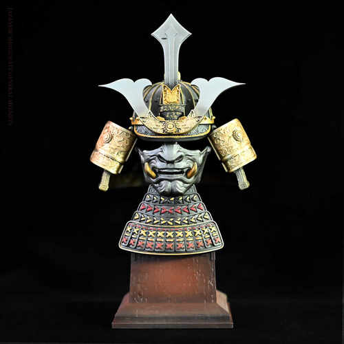 龙飞兔舞 摆件工艺品 130MM家居办公饰品礼品 镰仓武士盔LTCP-207