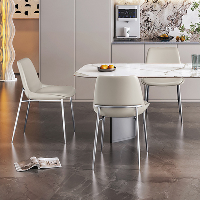 liwur意大利进口头层牛皮 真皮餐椅 5805