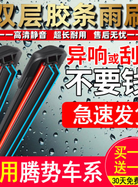 腾势汽车XEV双胶条雨刮器原厂原装19款20专用21汽车无骨XPHEV雨刷
