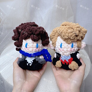 成品神探夏洛克华生纯手工钩织软糖摆件学生书包小挂件礼物钥匙扣