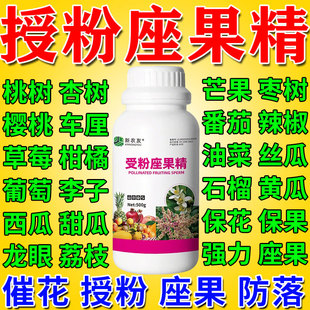果树授粉坐果精农用促花催花座果灵防落果素大樱桃树李子梨树苹果