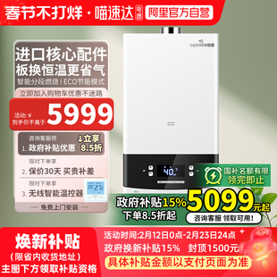 【焕新补贴15%】小松鼠燃气壁挂炉家用天然气节能采暖锅炉B15 37