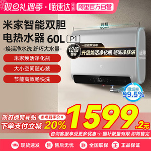 小米米家智能双胆电热水器60L P1家用卫生间洗澡一级能效大容量03