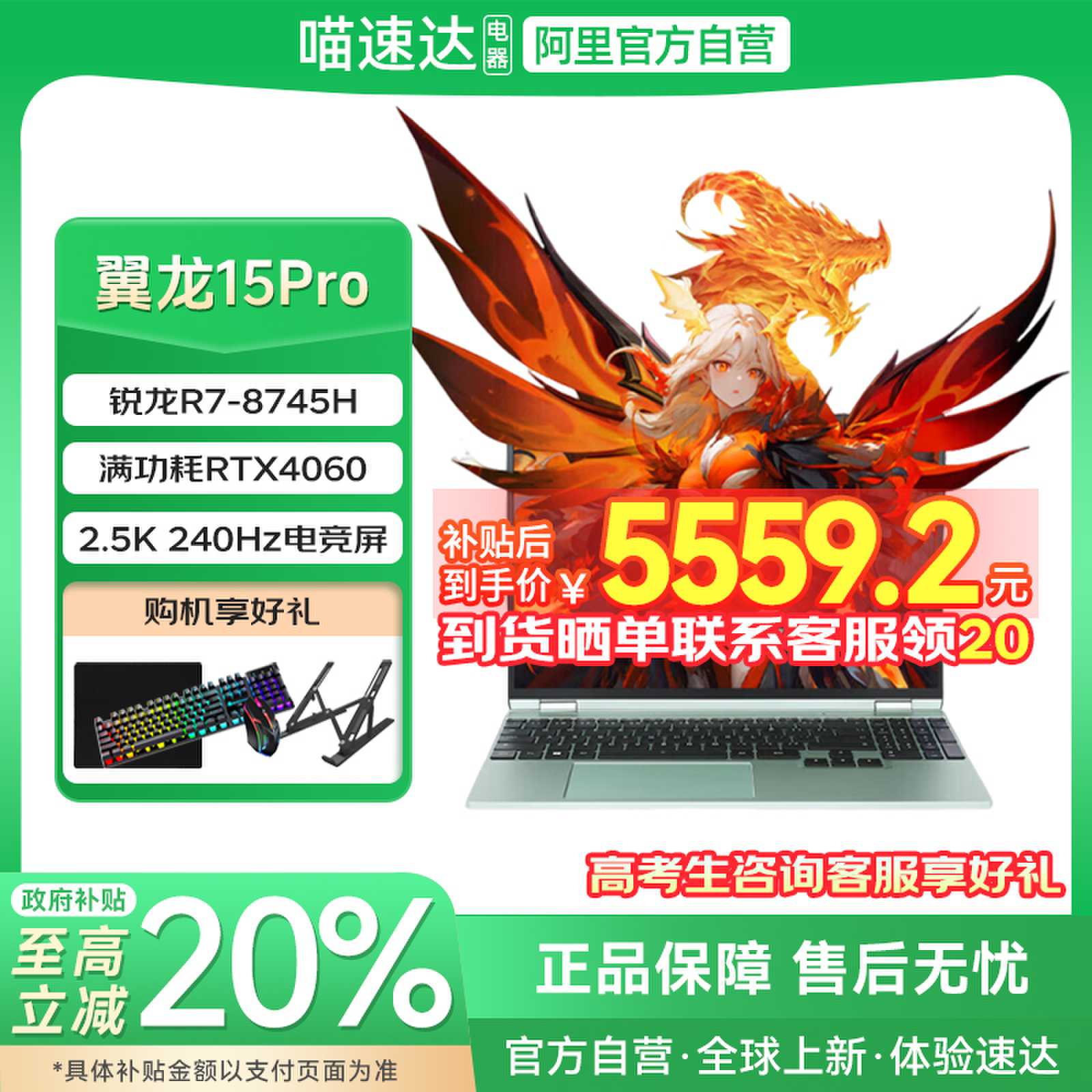 机械革命15.3英寸翼龙15pro游戏